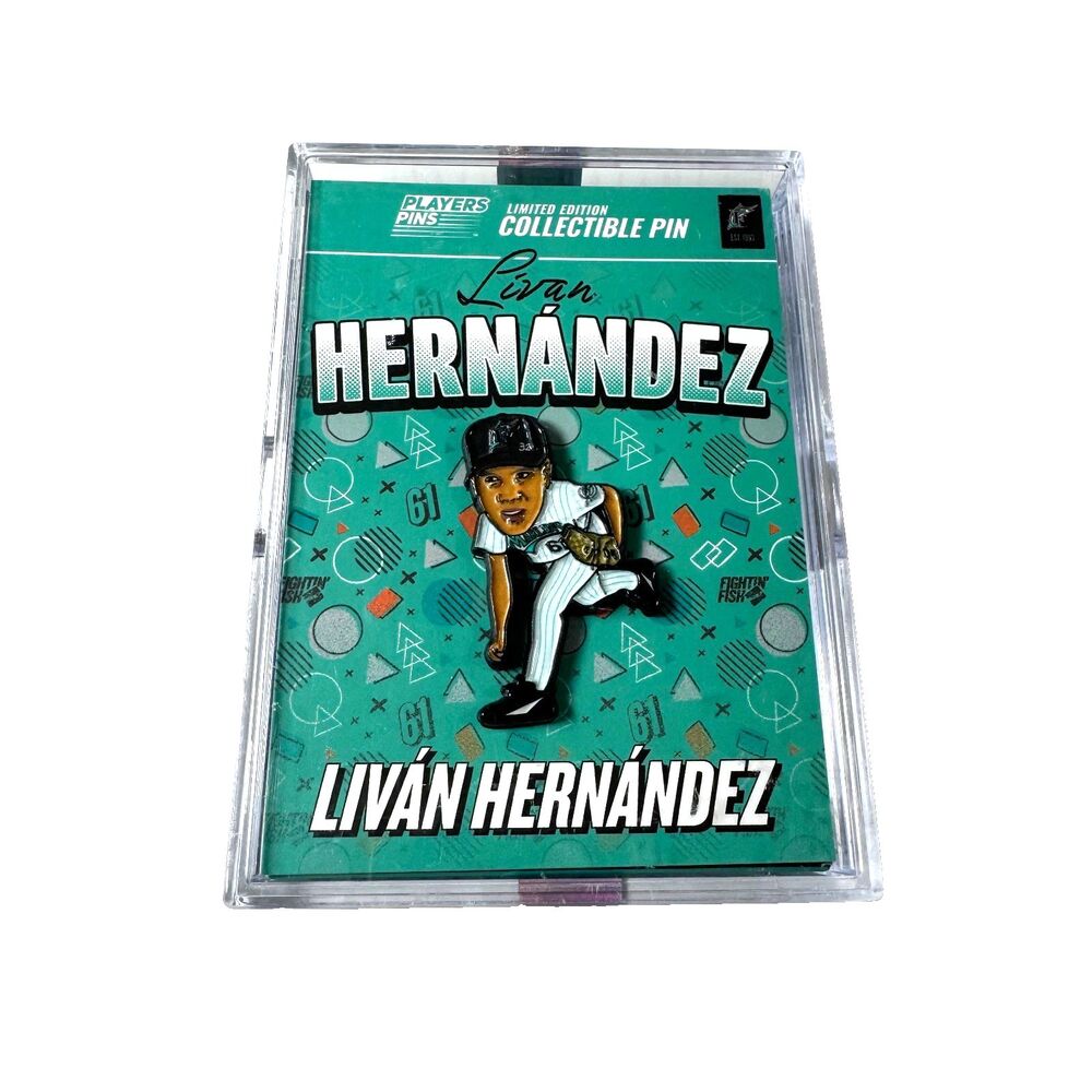 Livan Hernandez Players Pins Miami Marlins Legends Collectible Pin LE /400 SGA